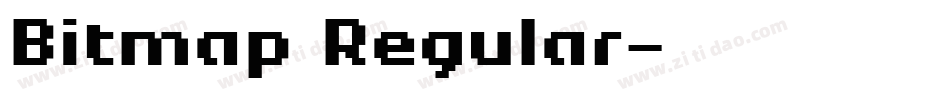Bitmap Regular字体转换